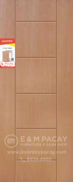 Francesca flush door design with groove sold at E & M Pacay Philippines