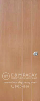 Fedora flush door design with two grooves by E & M Pacay Philippines